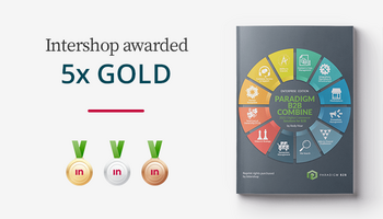 Paradigm B2B Combine Report 2022- Intershop among top two vendors with 10 out of 12 medals, 5 X Gold