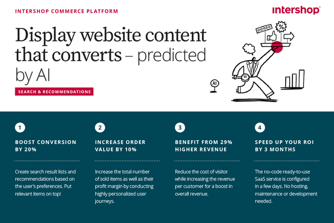 Intershop Platform Information - Display website content that converts – predicted by AI
