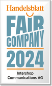 Fair Company 2024 label for Intershop Communications AG